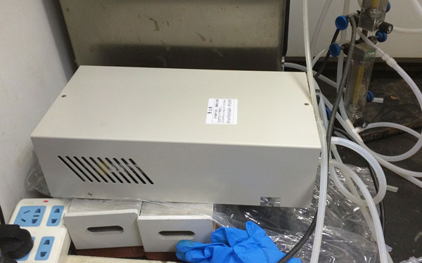 臭氧發(fā)生器試驗現場